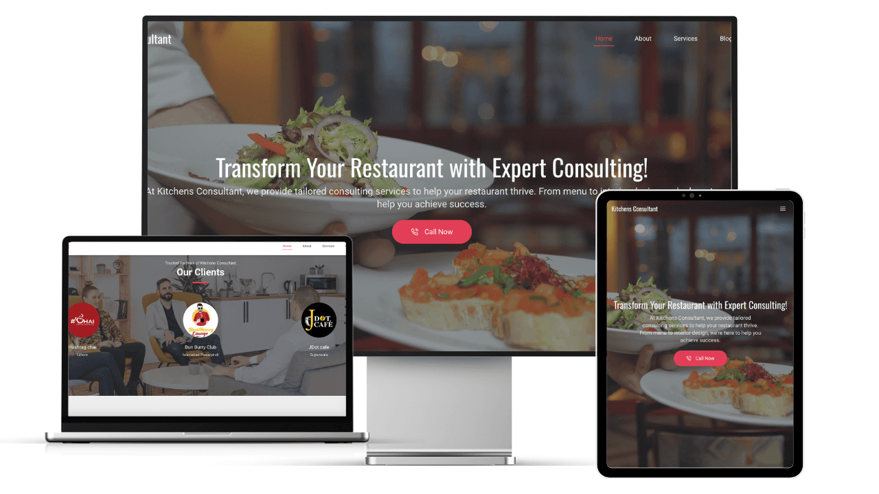 Transforming Kitchens Consultant's Online Presence